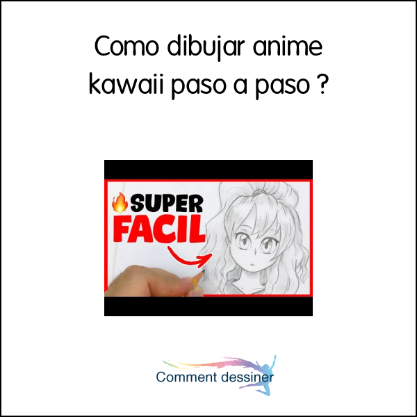 Como dibujar anime kawaii paso a paso